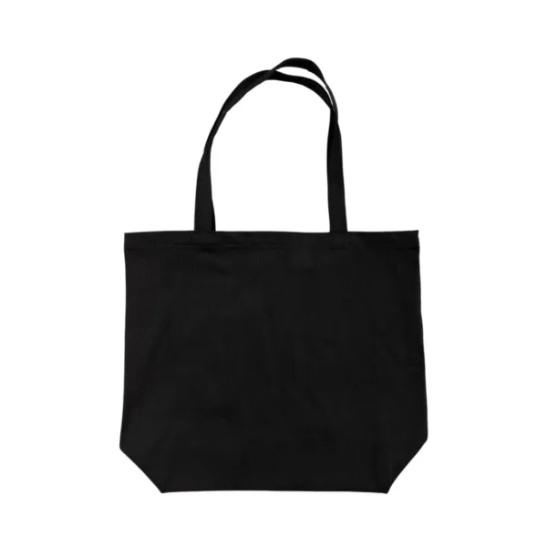 Totebag Estándar negra lona